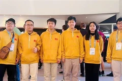 Miembros del equipo vietnamita. (Fuente: VNA)